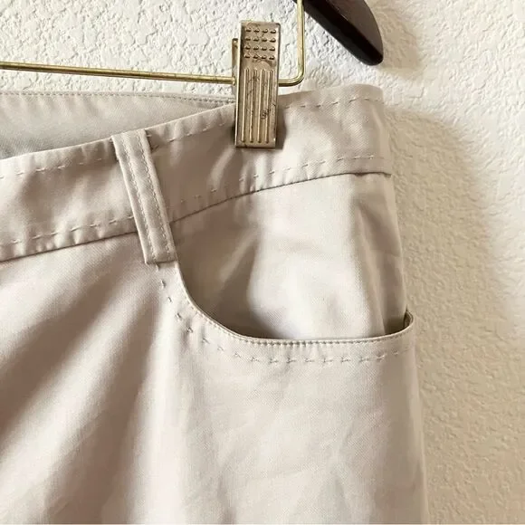 NEW Talbots Beige Minimalist Business Casual Office Signature Boot Trousers 12 - Picture 3 of 7